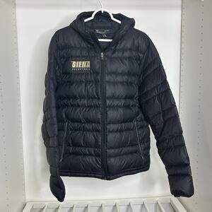 Under Armour Siena Basketball Jacket – Men’s Large – Black Hooded Puffer